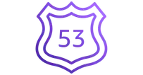 Amazon route53 inverted logo