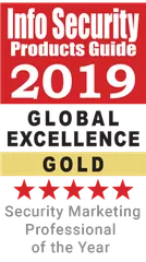 Info security product guide 2019 gold Sicherheitsmarketing-Experte des Jahres
