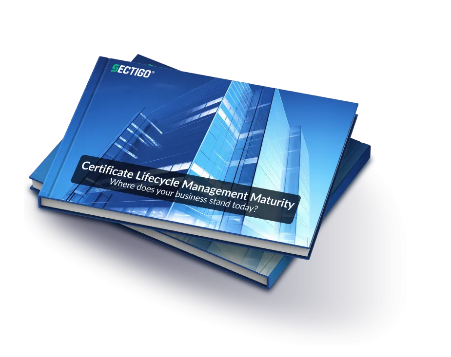 CLM maturity ebook cover sectigo