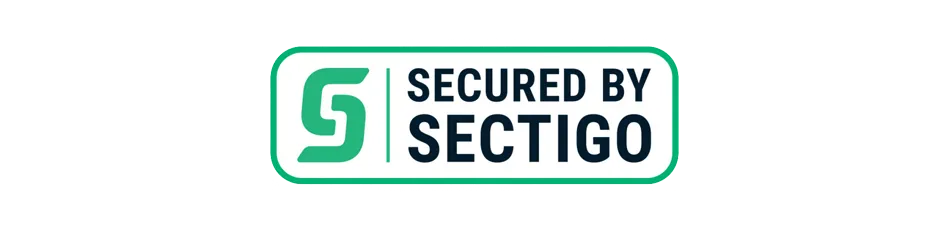 Sectigo trust seal small padded