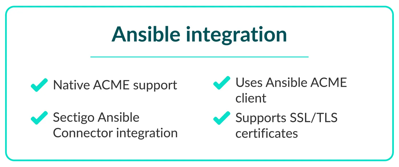 Integrations ansible new
