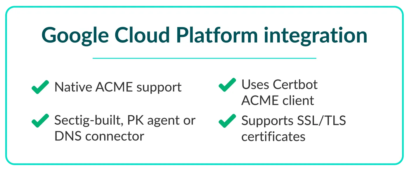 Integrations google cloud platform new