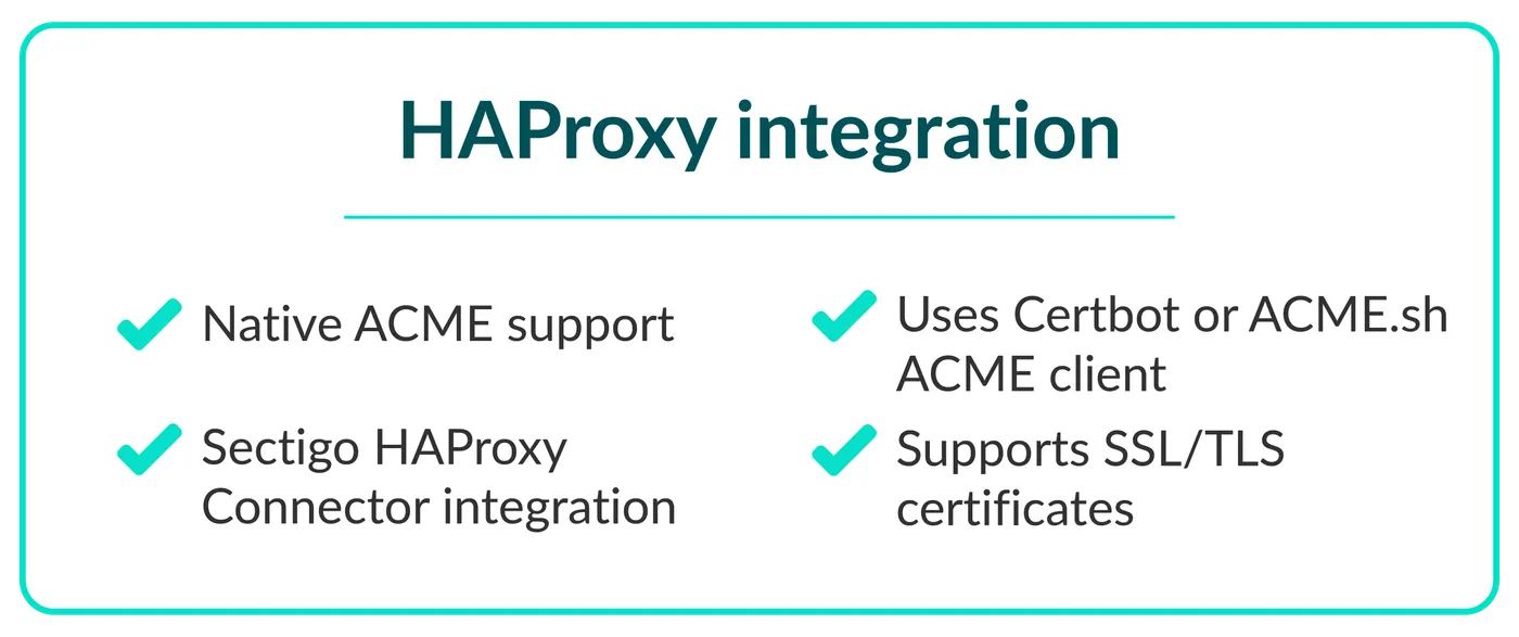 Integrations haproxy new