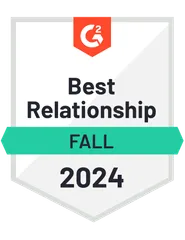 Sectigo listed as best relationship in 2024 G2 Fall report