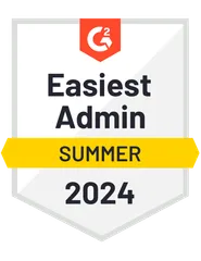 2024 Summer Easiest Admin CLM Sectigo im G2-Bericht für Sommer 2024 für einfachste Administration ausgezeichnet