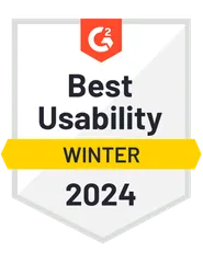 Best usability Winter 2024 Sectigo CLM im G2-Bericht für den Winter 2024 für beste Benutzerfreundlichkeit ausgezeichnet