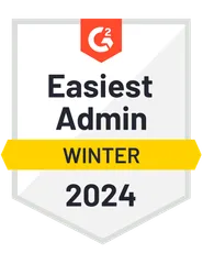 Easiest Admin Winter 2024 Sectigo CLM von G2 im Winter 2024 für einfachste Administration ausgezeichnet