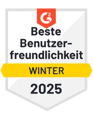 Zertifikatslebenszyklusmanagement CLM Beste Benutzerfreundlichkeit Total Sectigo CLM als beste Benutzerfreundlichkeit im G2 2025 Winter-Bericht aufgeführt