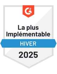 Sectigo est considéré comme le plus facile à intégrer dans le rapport G2 de l'hiver 2025