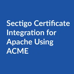 Scm integration apache acme Sectigo Certificate Integration for Apache Using ACME