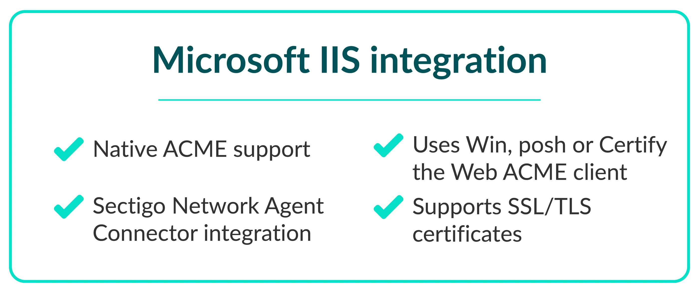 Integraciones - Microsoft IIS | Sectigo® Oficial