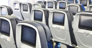 In Flight LI Stock Image