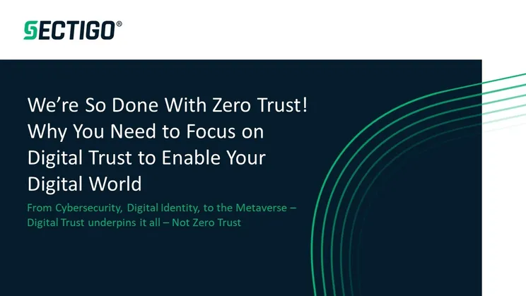 Establishing Digital Trust