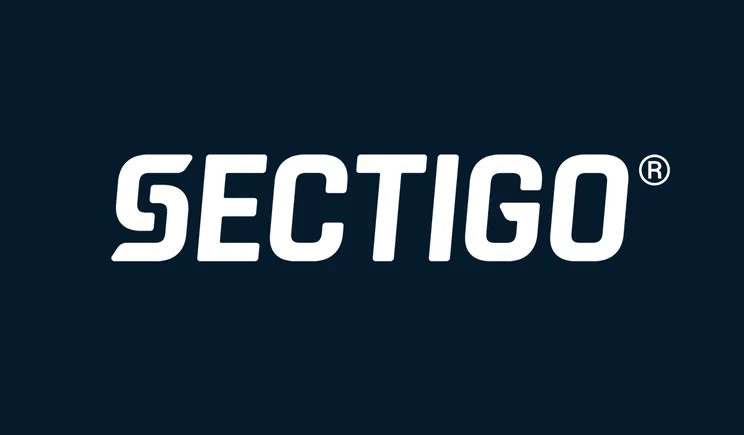 Sectigo logo white cover