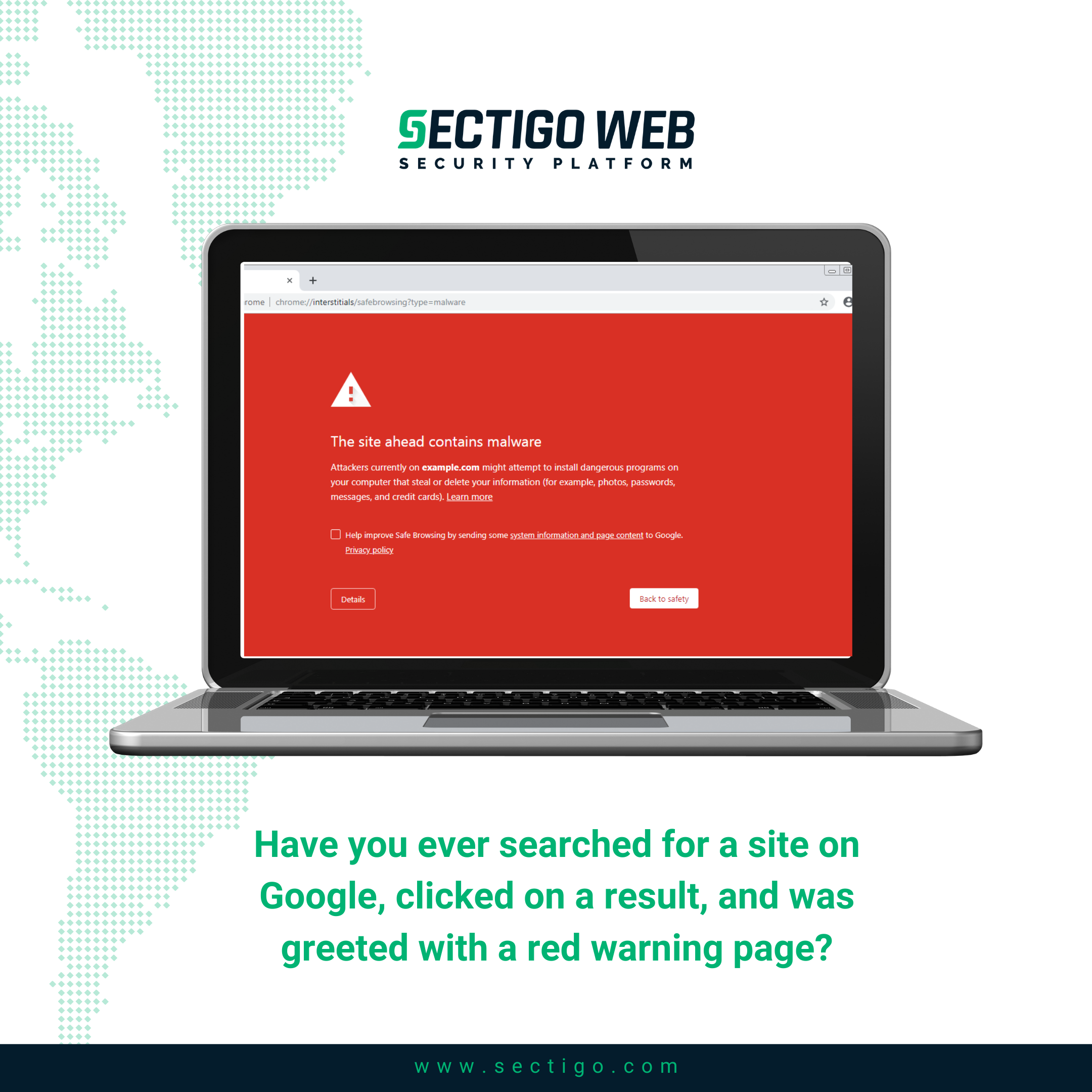 Blacklisting: Red Warning Page