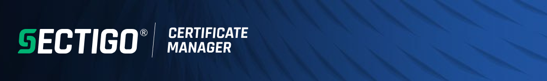 Sectigo Certificate Manager