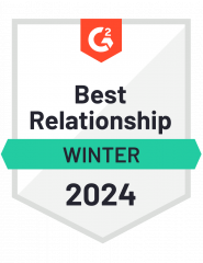Sectigo listed as best relationship in 2024 G2 Winter